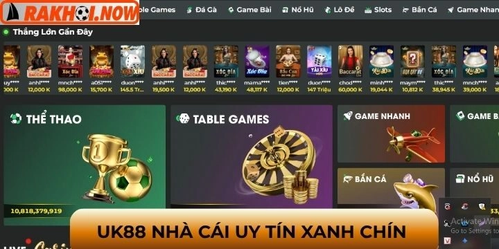 UK88 cá cược truyền thống là lựa chọn hàng đầu