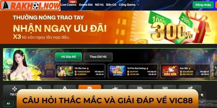 5 băn khoăn hay gặp nhất khi trải nghiệm Vic88
