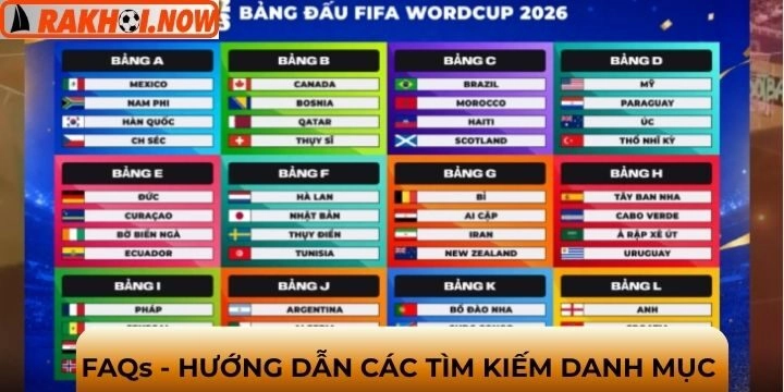 Hướng dẫn tìm chuyên mục FAQs trên trang