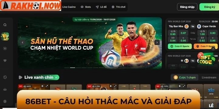 FAQs - Câu hỏi và giải đáp chi tiết về 86bet