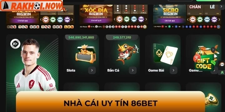 86bet chính là lựa chọn lý tưởng cho dân cá cược