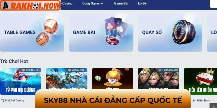 Tìm hiểu điểm đến thu hút hàng đầu Sky88