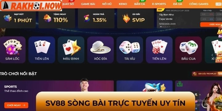 Giới thiệu đôi nét về nhà cái nổi bật Sv88