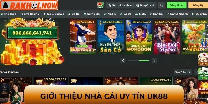 Những thông tin giới thiệu qua về nhà cái UK88