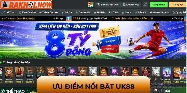 Review chân thực từ người chơi về UK88