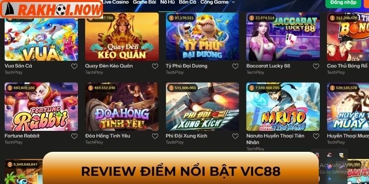 Review chi tiết về Vic88 qua khía cạnh nổi bật