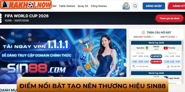 Trải nghiệm Sin88 với vô số điểm hấp dẫn