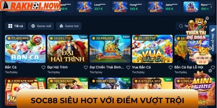 Sức hút khiến Soc88 trở thành lựa chọn hàng đầu