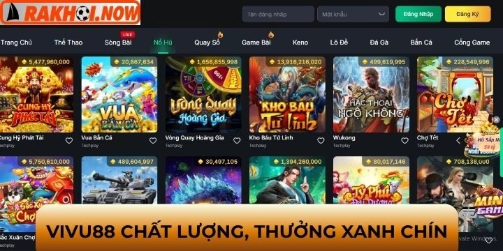 Người chơi biết đến Vivu88 là thương hiệu đình đám